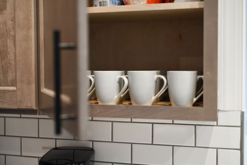 Fully Stocked Kitchen With NEW Glassware and Dishware (Including Children Dishware)