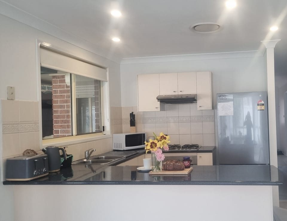 Full light filled open planned kitchen
