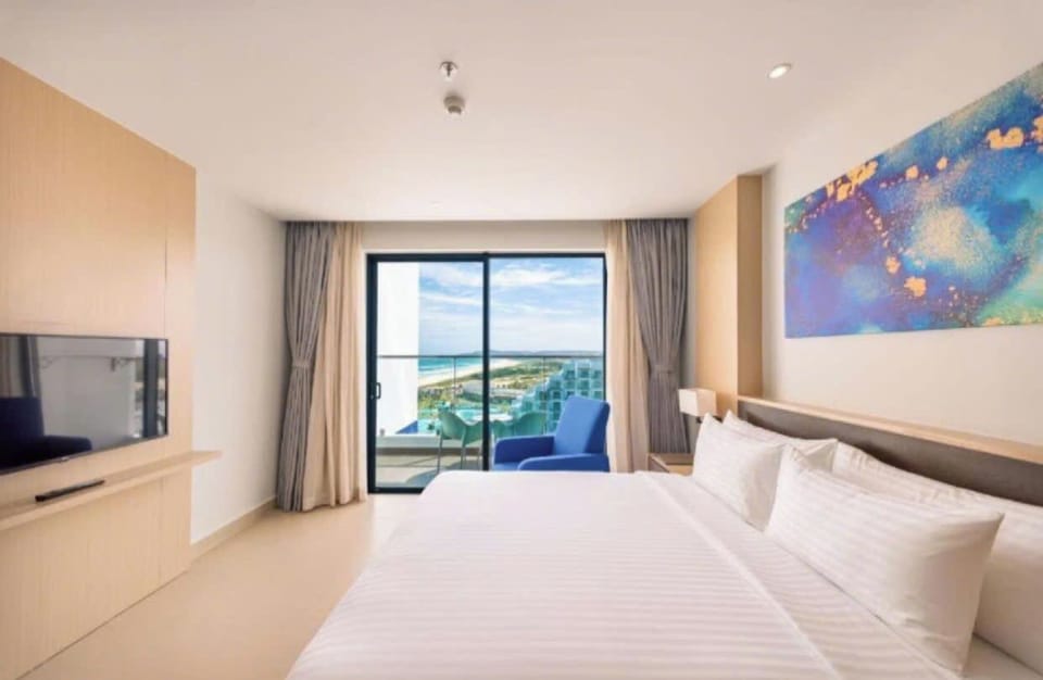 Deluxe Double Room, Balcony, Ocean View | Premium bedding, pillowtop beds, desk, soundproofing