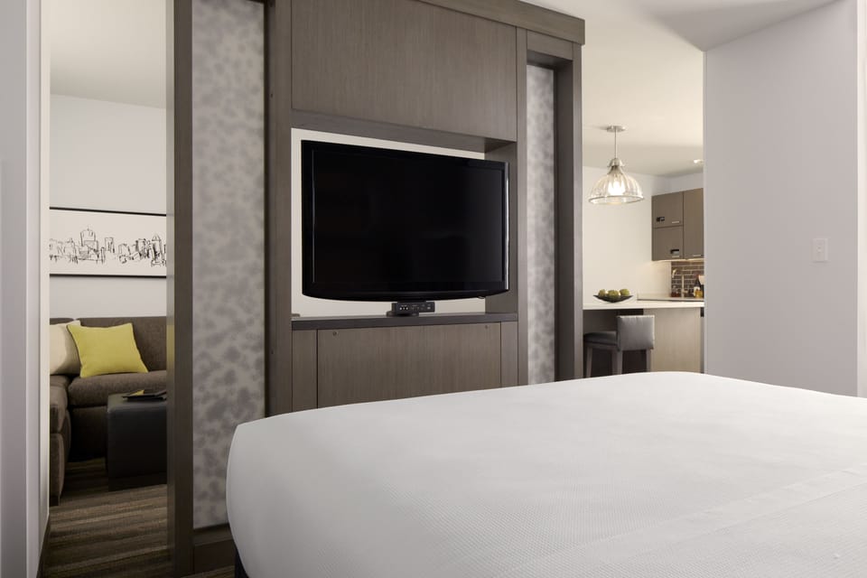 55-inch LCD TV with satellite channels, TV, Netflix