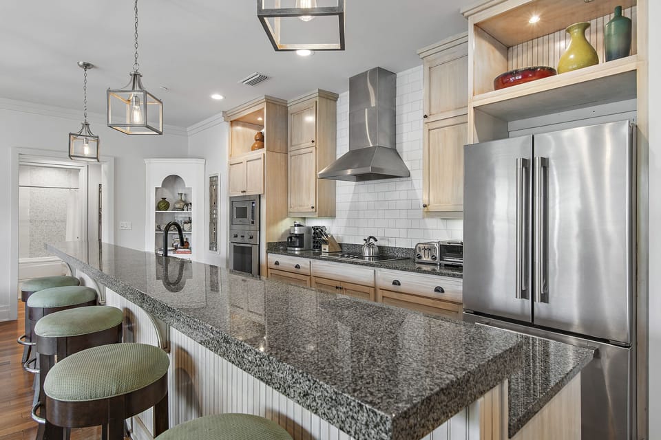 WaterHouse 202 - Seacrest Beach - Kitchen Bar Area
