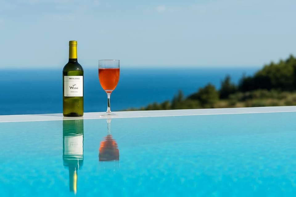 Sip Your Wine by the Poolside with an Uninterrupted View of the Horizon