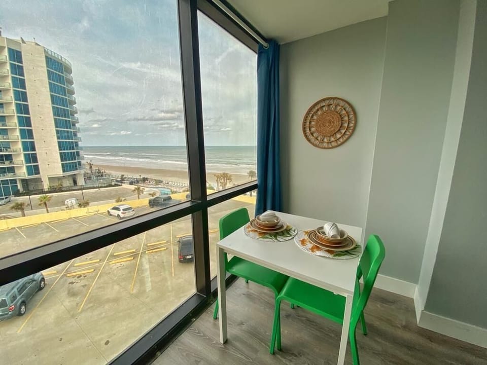 Panoramic Studio, Kitchen, Ocean View | Iron/ironing board, free WiFi
