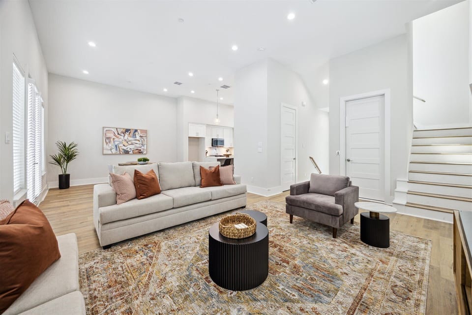 Gathering Space — Level 2 Open-Plan Lounge, Natural Light, Designer Furnishings