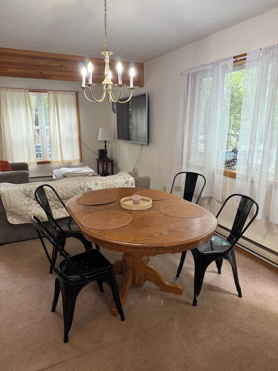 Interior:  Dining area (all open) 