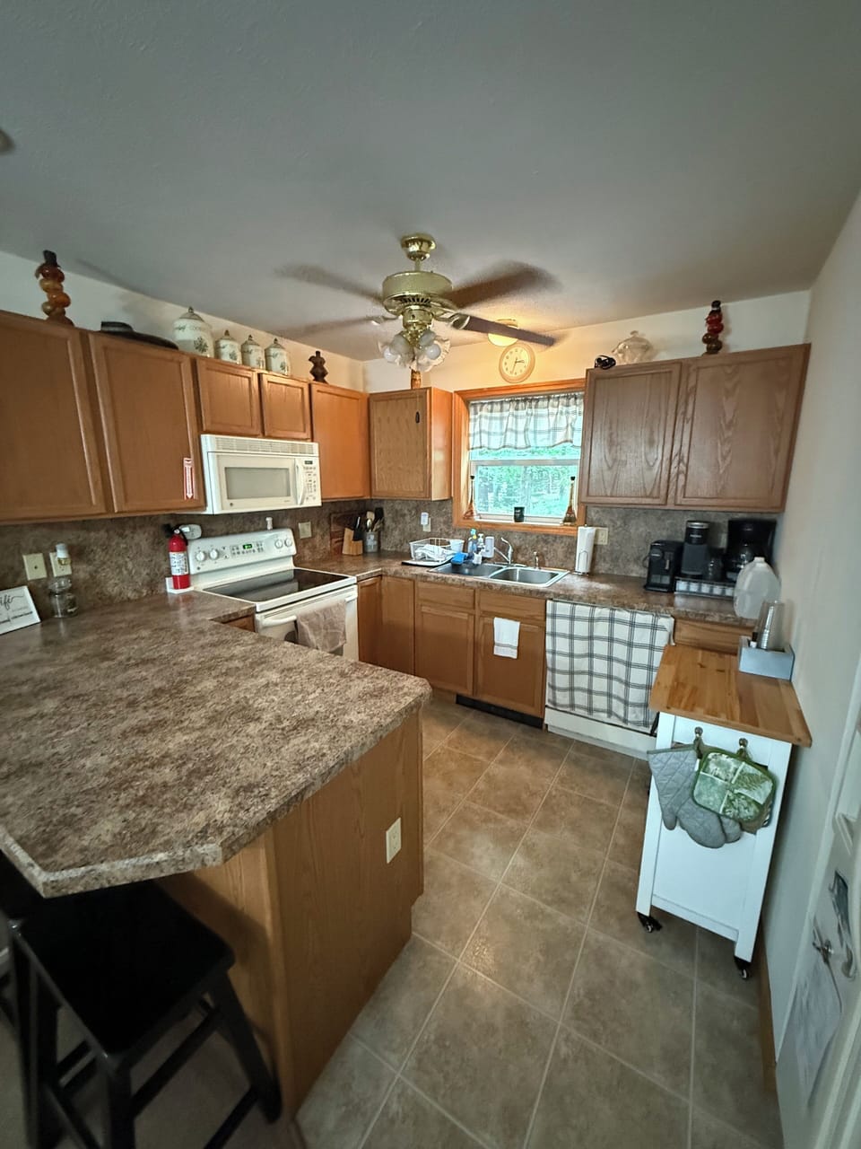 Interior:  Kitchen Area. 