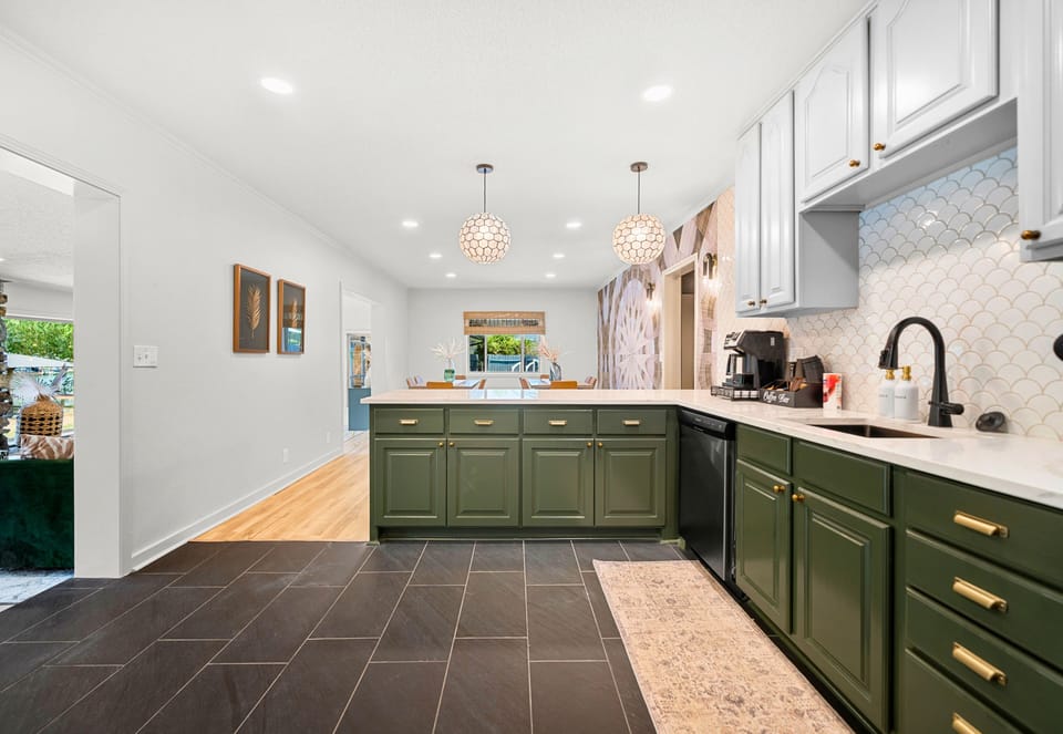 With generous counter space and easy flow into the dining and living areas, this kitchen keeps everyone connected while meals come together.