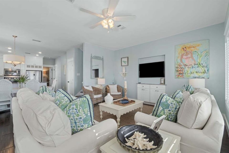 Comfortable seating and smart TV. Enjoy our books and games