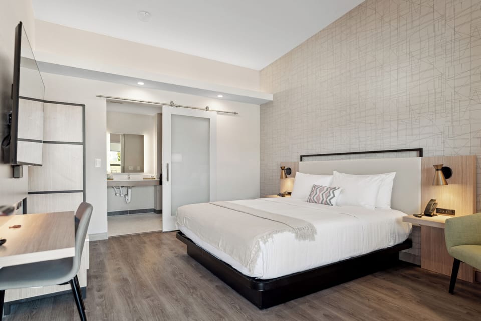 Room, Roll-in Shower, Non Smoking | Iron/ironing board, free WiFi