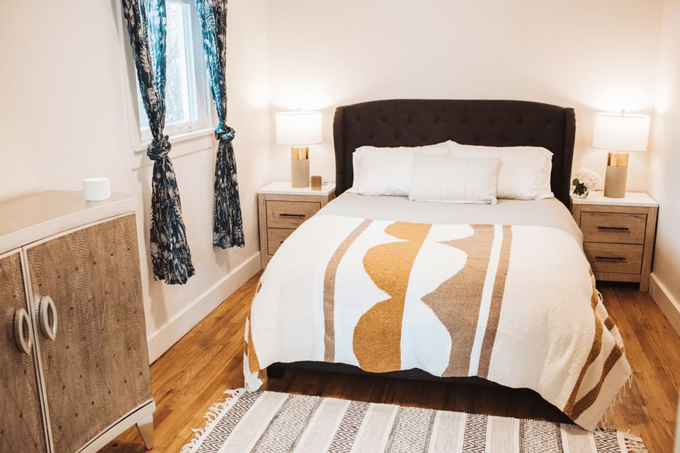 Upstairs, Bedroom No. 1: Queen bed
