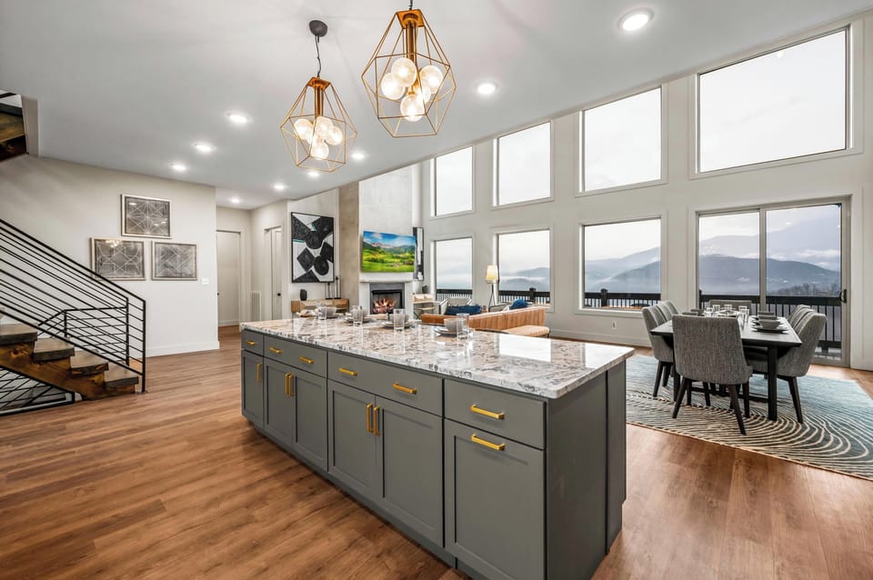 Entry Level - Kitchen, Living Room, Dining