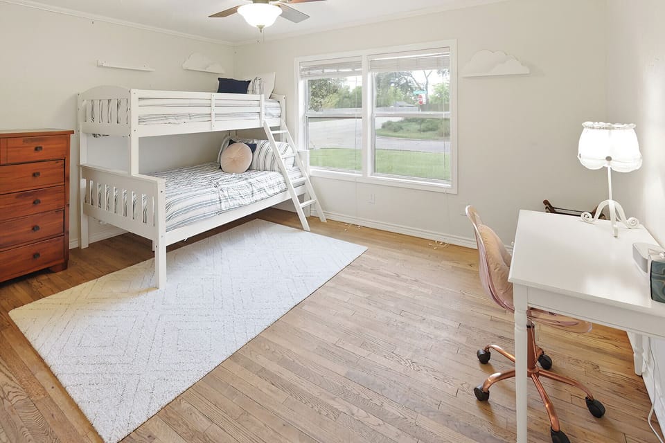 Bedroom 3 - Bunk Bed (Twin & Full) with Desk