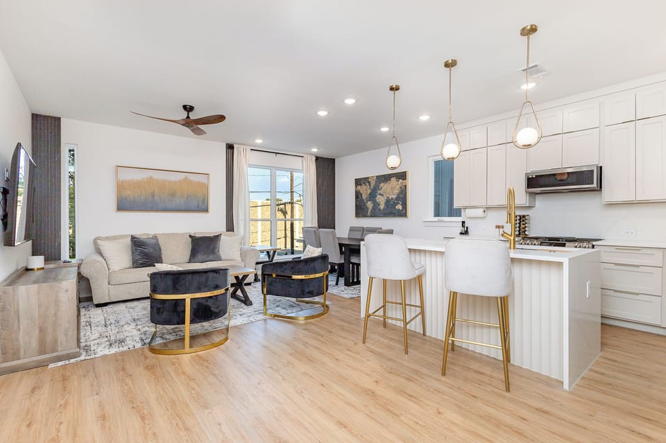 Open Second Floor Living Space and Chef ‘s Kitchen