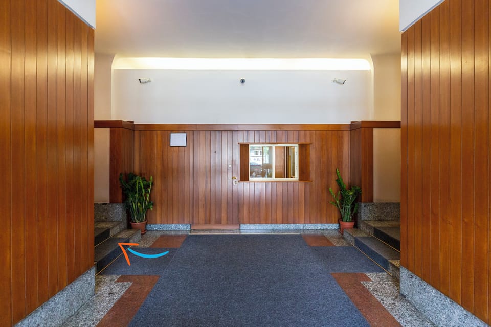 Interior entrance