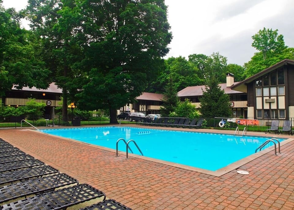 Mountain Villa pool for condo guests only. Open during summer months only