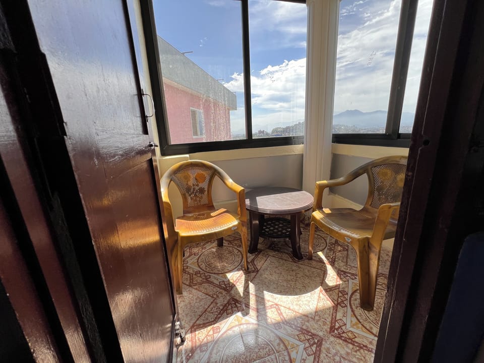 Double or Twin Room, Balcony, City View | Terrace/patio