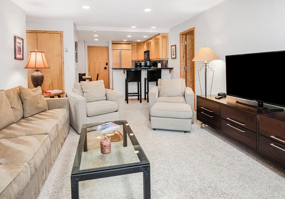 Living Room Kitchen View