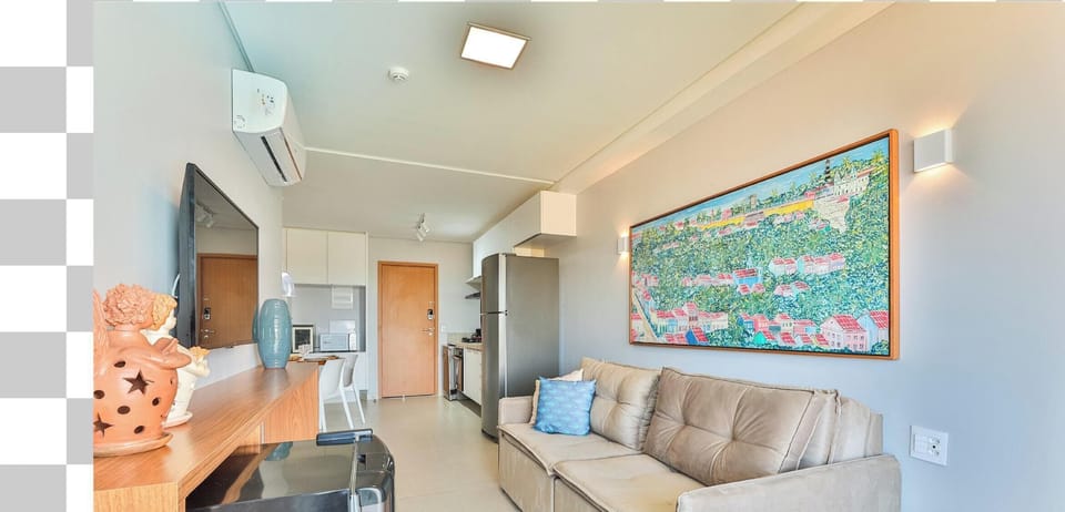 Basic Apartment | Living area | 55-inch TV with digital channels