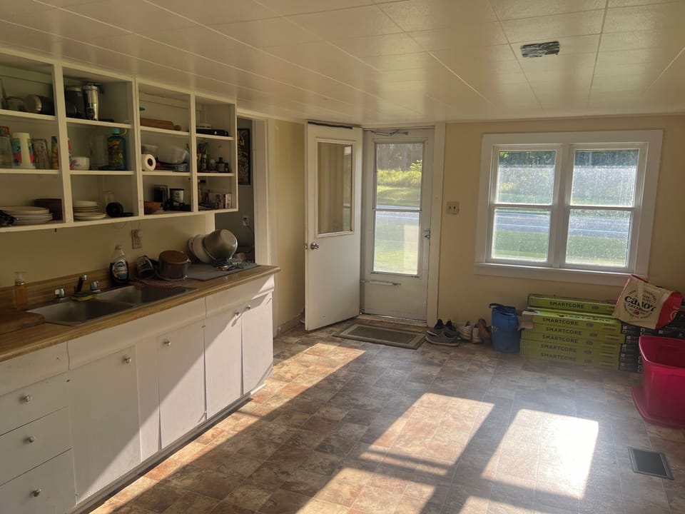 Kitchen and Front Entrance