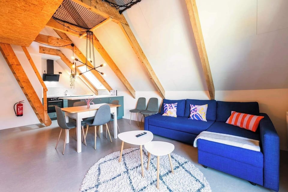 Open-plan living area with dining and lounge