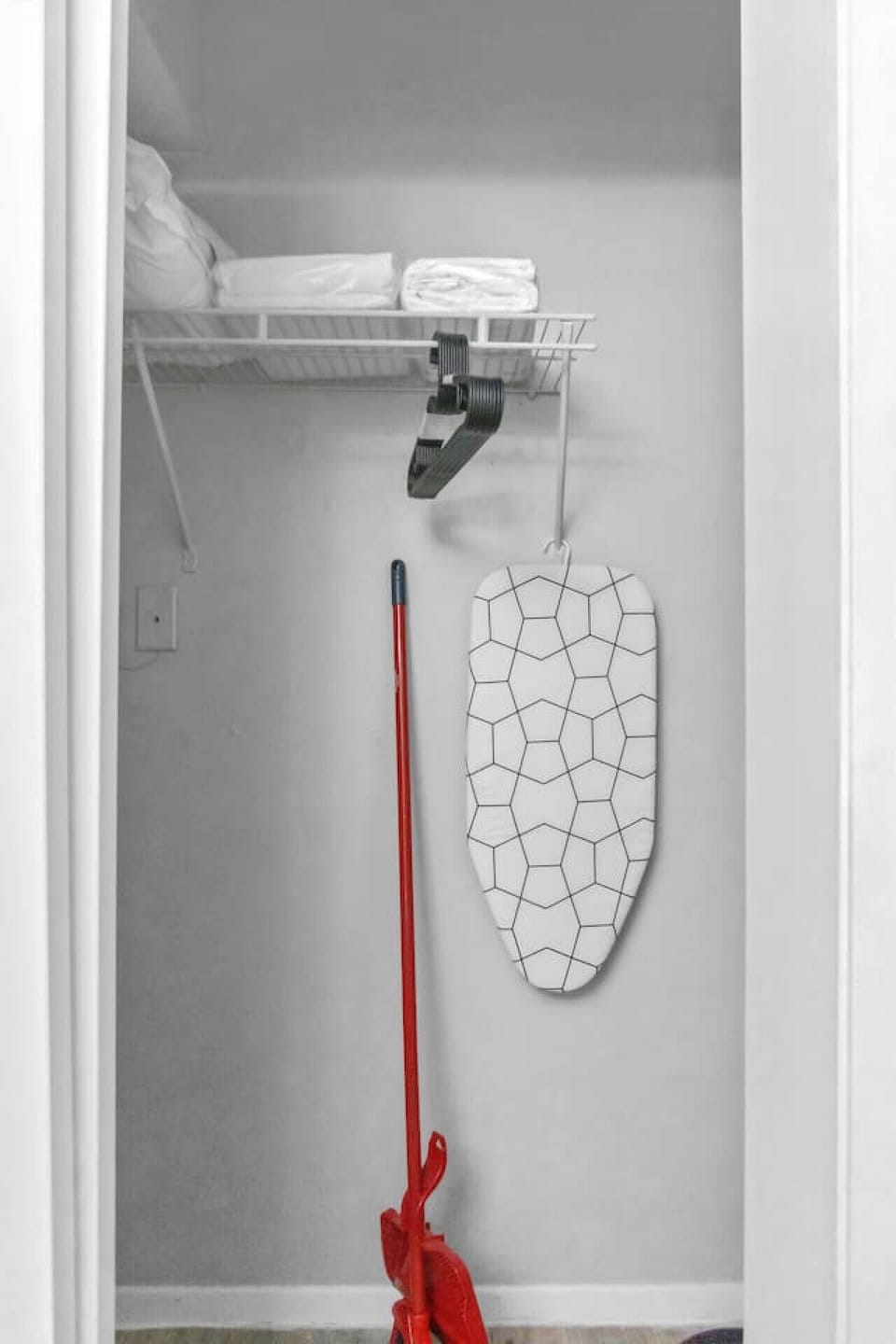 Walk-in closet with abundant storage, allowing you to unpack completely and settle in as if you never left home.