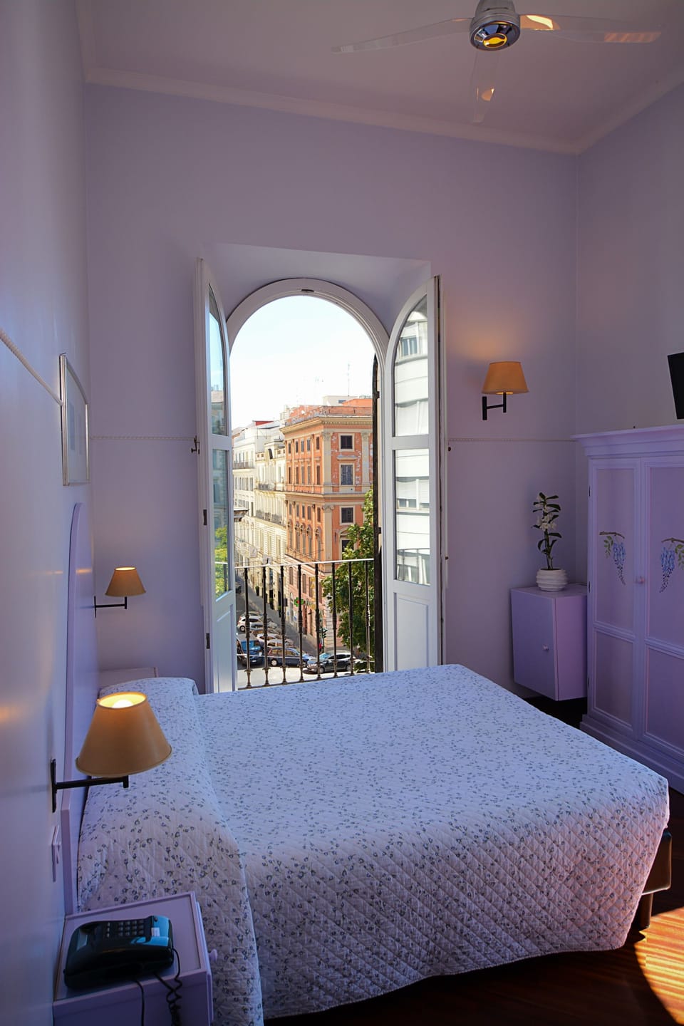 Panoramic Double or Twin Room, Balcony, City View | Premium bedding, minibar, in-room safe, individually decorated