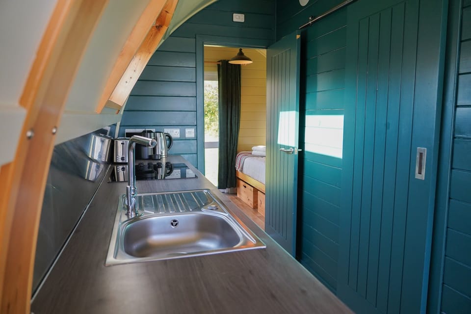 Kitchen sink. 