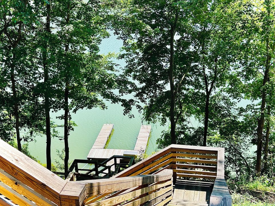 Welcome to your Lakefront Retreat with Year-Round Views and Private Dock.