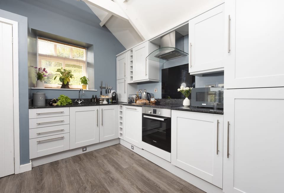 Honey Pot, Duloe, Liskeard. Ground Floor: Including a Nespresso-style coffee machine for that all-important morning coffee and a slow cooker for preping romantic dinners.