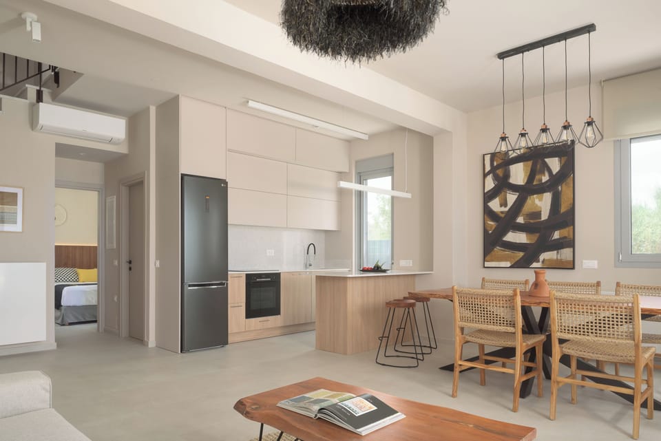 A fully equipped kitchen for culinary wonders. 