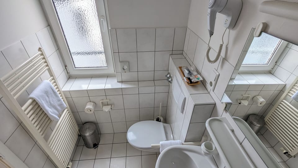 Premium Single Room | Bathroom | Shower, free toiletries, hair dryer, towels