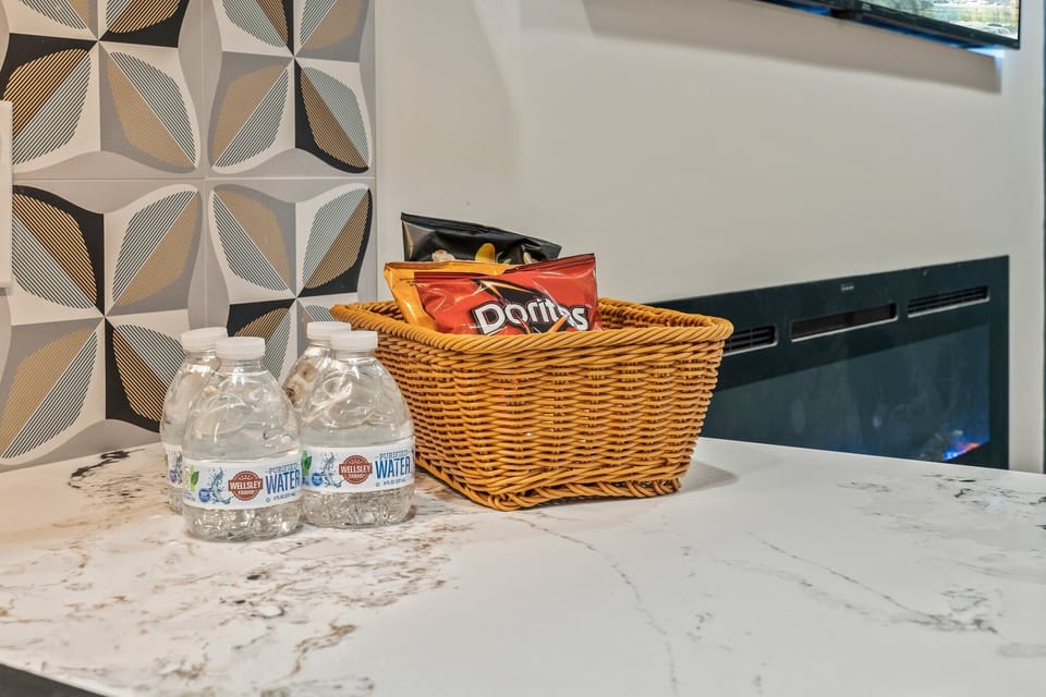 A warm welcome awaits with complimentary snacks and drinks — our small way of saying enjoy your stay.