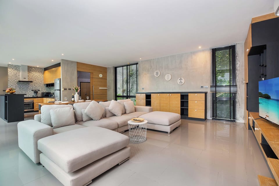 Design Villa, 2 Bedrooms, Resort View | Living area
