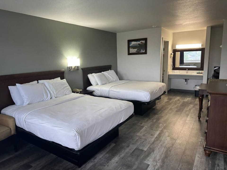 Standard Room, 2 Queen Beds, Non Smoking | WiFi (free), alarm clocks, bed sheets
