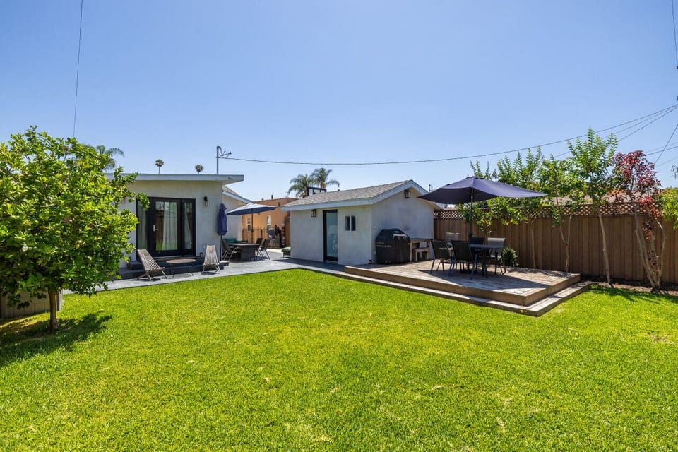 Expansive backyard