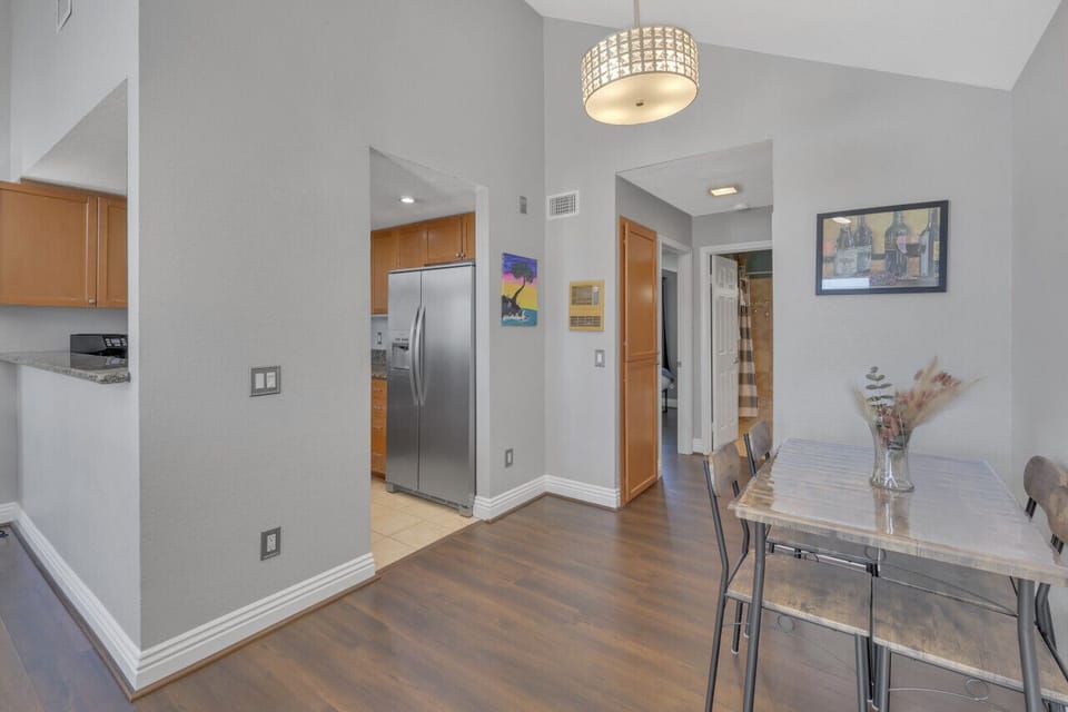 Dining area and Kitchen.