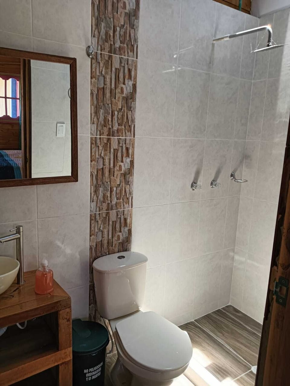Comfort Double Room, 1 Double Bed, Balcony, Mountain View | Bathroom | Shower, towels, soap, toilet paper