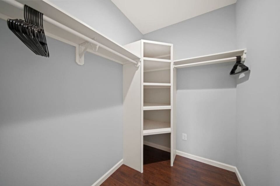 Master Walk-In Closet perfect for long stays with room to spare