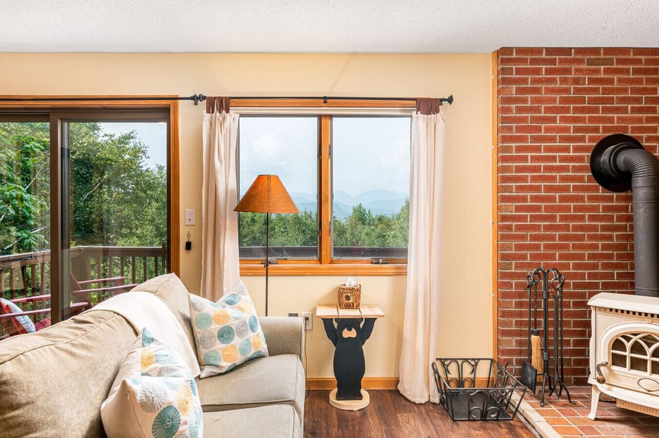 Wake up to stunning mountain vistas from your window.