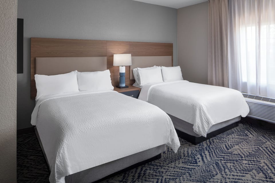 Studio Suite, 2 Double Beds | Desk, blackout drapes, iron/ironing board, WiFi (free)