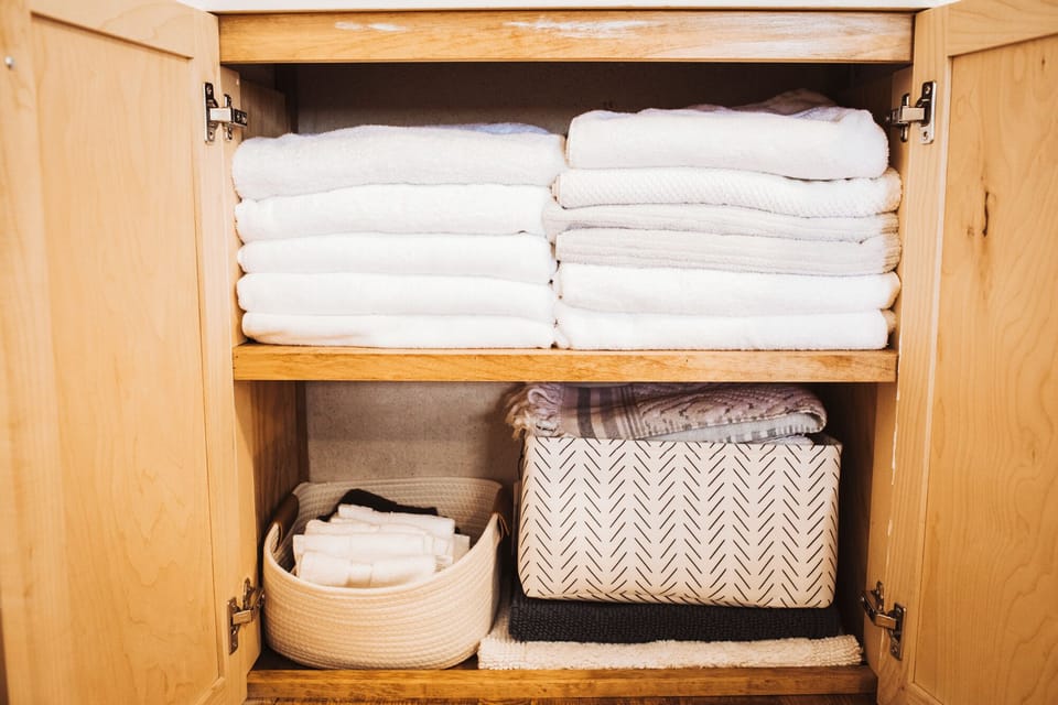 Plenty of new, plush towels!
