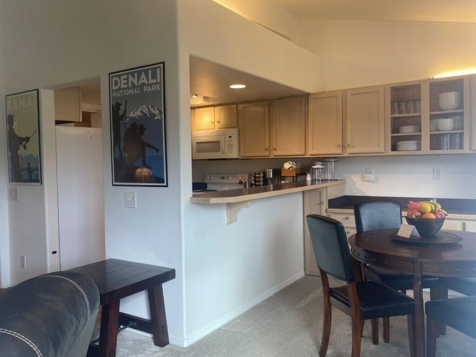Kitchen to dining area.