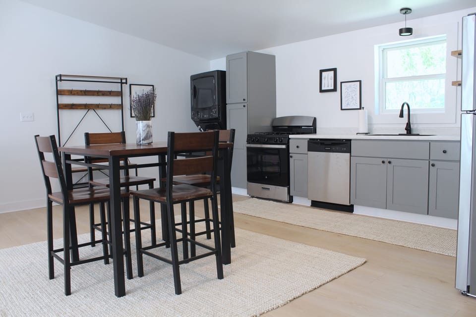 Kitchen and dining space
