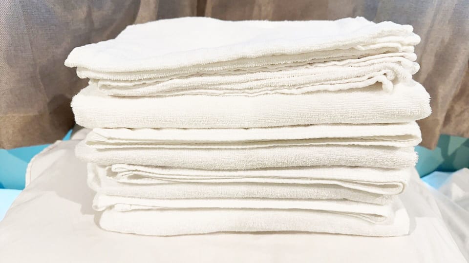 bath towels etc.