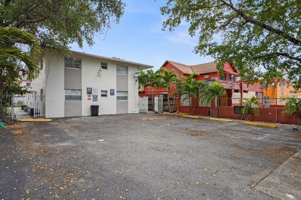Parking located in the front of the building 