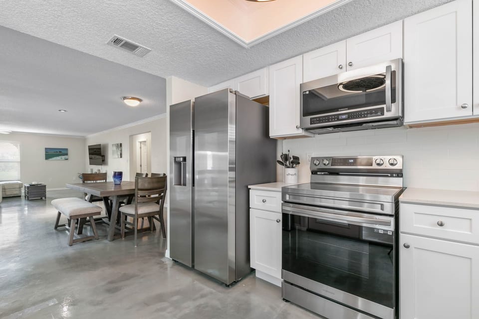Beautiful Kitchen with Stainless Steel Appliances