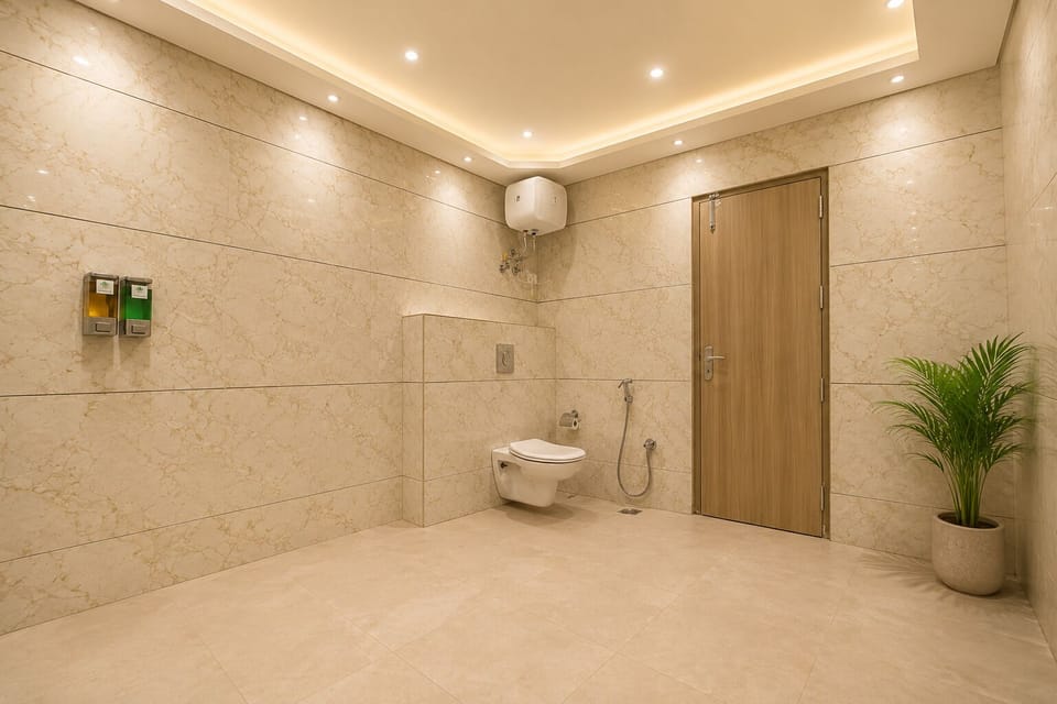 Superior Double Room | Bathroom | Shower, hydromassage showerhead, free toiletries, hair dryer