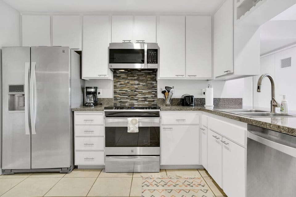 Fully stocked kitchen