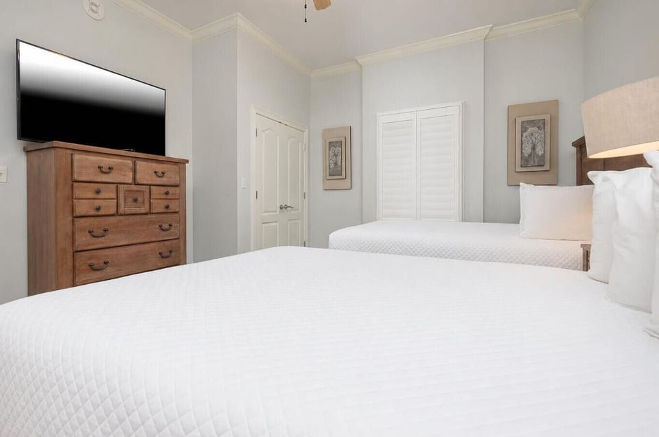 Rejuvenate with restful nights on fluffy queen beds in the guest room, surrounded by peaceful decor that invites relaxation