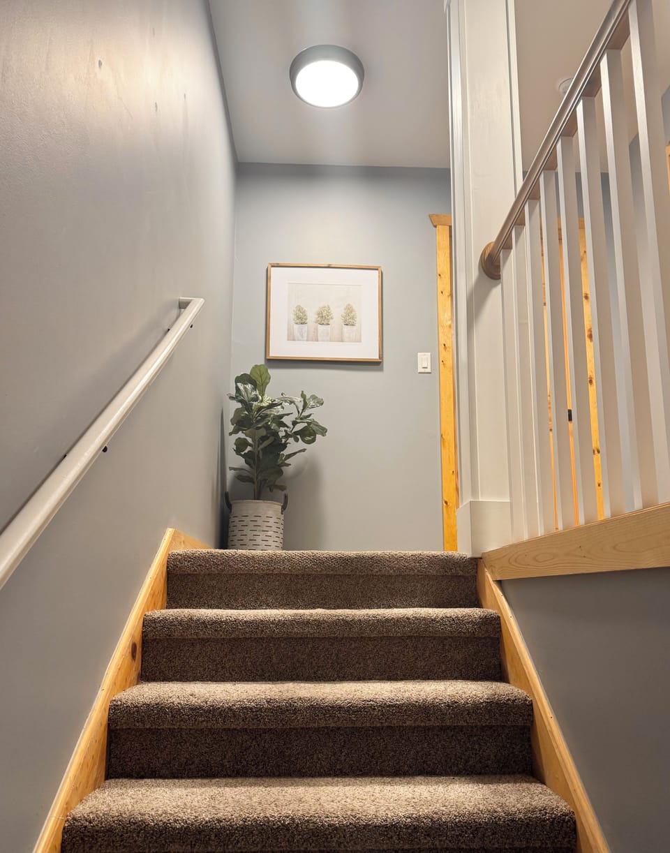 View exiting upstairs restroom